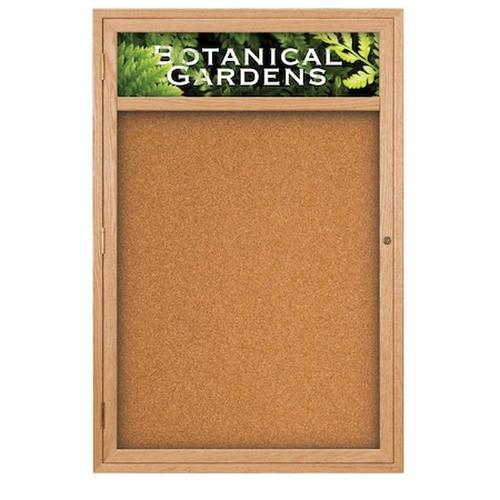 United Visual Products Sliding Glass Door Radius Letterboard, Hdr, 96"x48", Satin/Grey Vinyl UV9024ACSH-SATIN-GREYVL